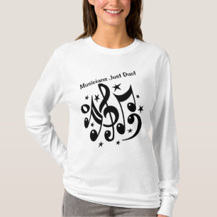Musicians Just Duet Ladies T-Shirt