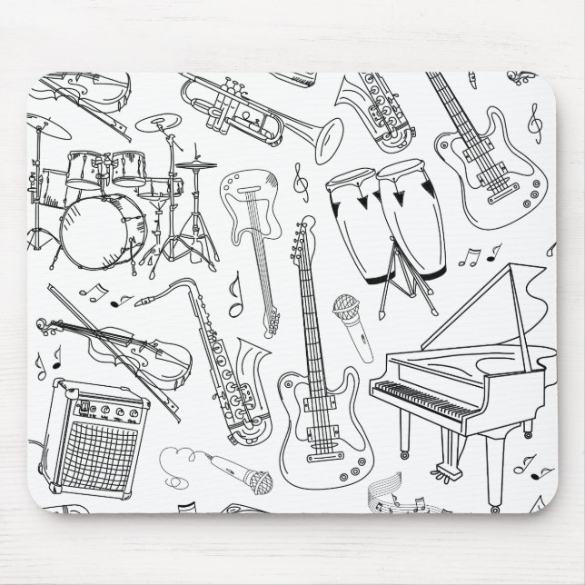 Musicians Paradise Mouse Pad (Front)