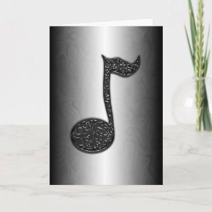 Musicnote Abstract greeting card