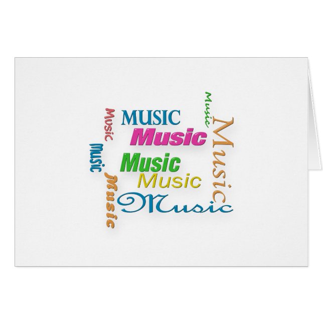 MusicWord Cloud 3 (Front Horizontal)