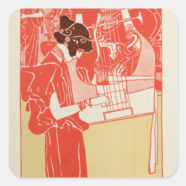 Musik Square Sticker (Front)