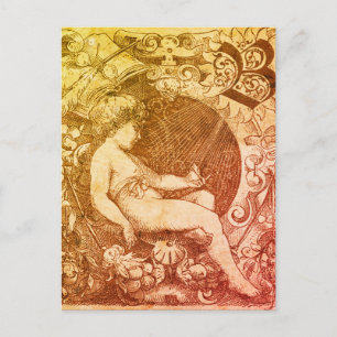 Musing Angel Postcard