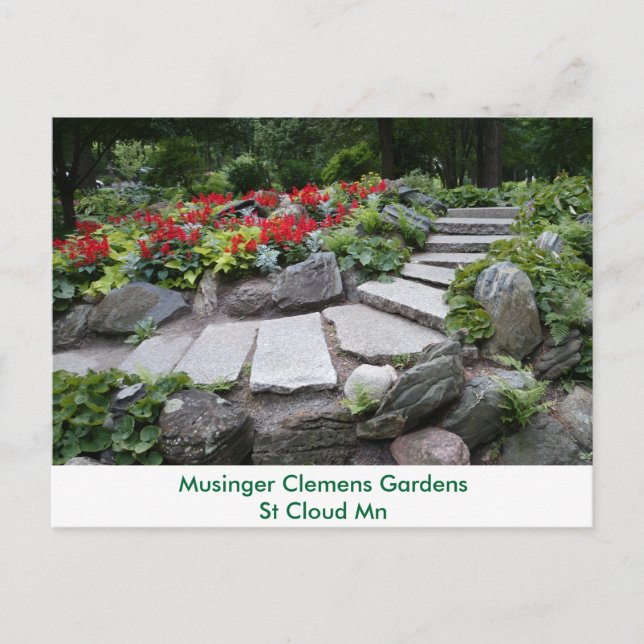 Musinger Clemens Garden Postcard (Front)
