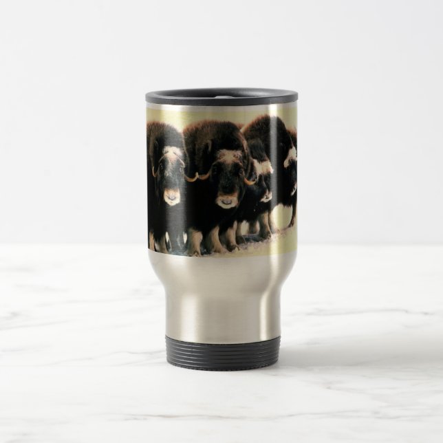Musk Oxen Travel Mug (Center)