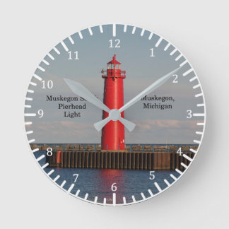Muskegon South Pierhead Light clock