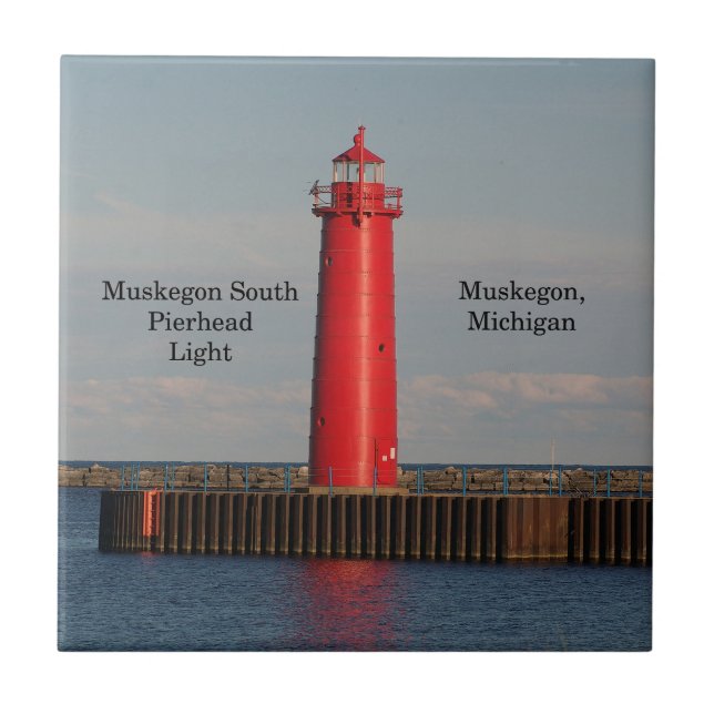 Muskegon South Pierhead Light tile (Front)