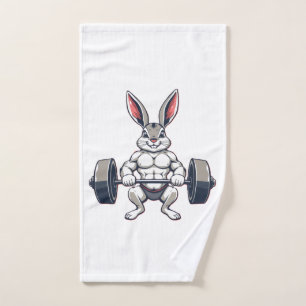 Muskelhase Gym Pumpernickel Hand Towel