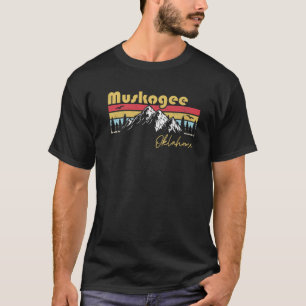 Muskgee Oklahoma Roots Hometown Vintage Home State T-Shirt