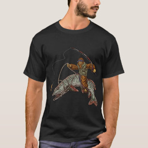 Muskie Fishing Tiger Musky Hunting T-Shirt