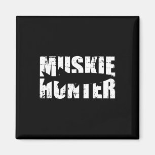 Muskie Hunter Fishing Magnet