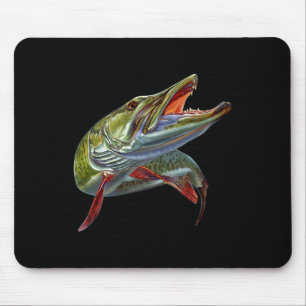 Muskie Hunter Musky Fisherman Lure Fly Fishing Nov Mouse Pad