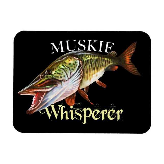 Muskie Whisperer Magnet (Horizontal)