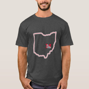 Muskingum University Ohio Outline Logo T-Shirt