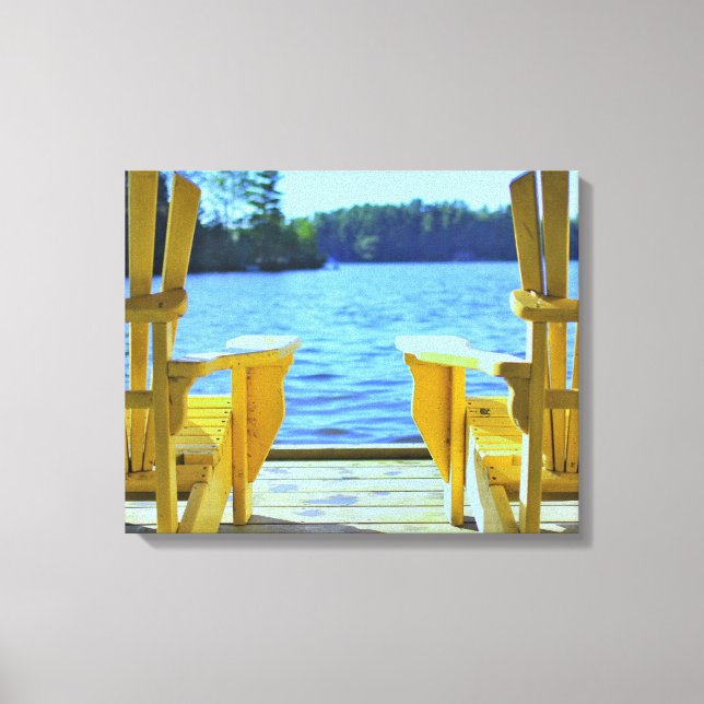 Muskoka Chair Canvas Print (Front)