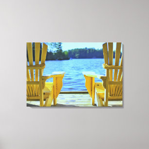 Muskoka Chair Canvas Print
