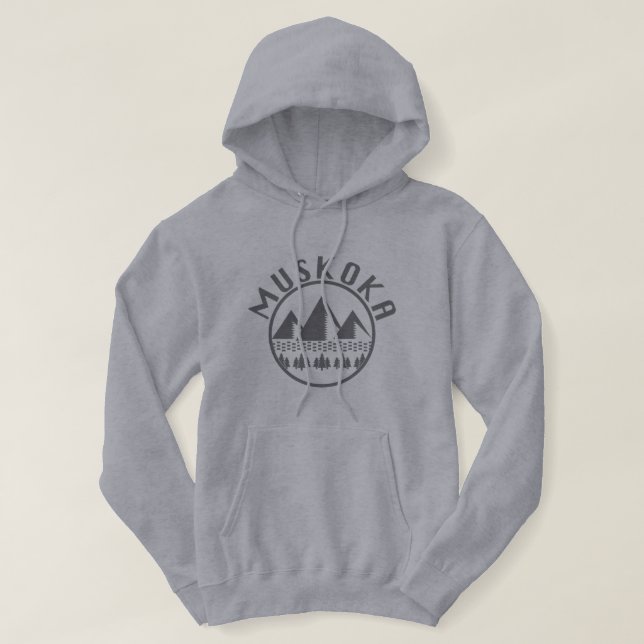 Muskoka Design - Basic Hooded Sweatshirt (Design Front)