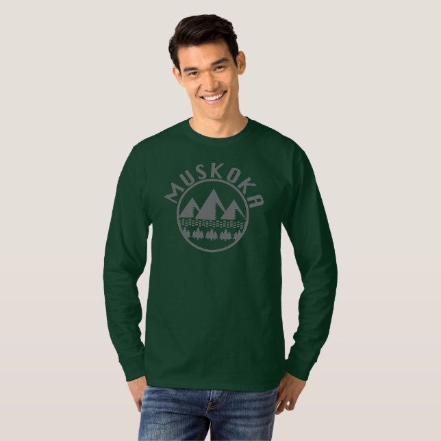 Muskoka Design - Basic Long Sleeve T-Shirt (Front Full)