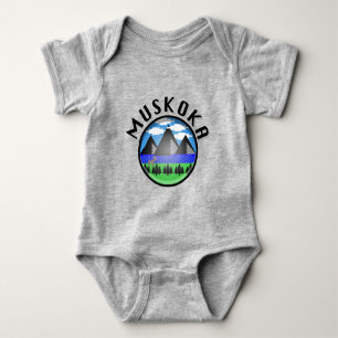 Muskoka Design (Version 2) - Baby Jersey Bodysuit