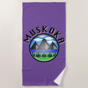 Muskoka Design (Version 2) - Beach Towel