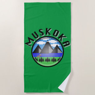 Muskoka Design (Version 2) - Beach Towel