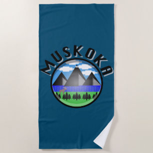 Muskoka Design (Version 2) - Beach Towel