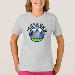 Muskoka Design (Version 2) - Girls' Basic T-Shirt