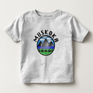 Muskoka Design (Version 2) - Toddler Fine Jersey T Toddler T-Shirt