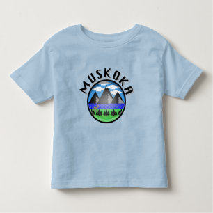 Muskoka Design (Version 2) - Toddler Fine Jersey T Toddler T-Shirt