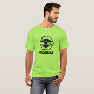 Muskoka Ontario Kayaker - Men's Basic T-Shirt