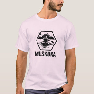 Muskoka Ontario Kayaker - Men's Basic T-Shirt