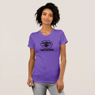 Muskoka Ontario Kayaker - Women's Bella+Canvas Sli T-Shirt