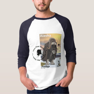 Muskox Stamp Souvenir T-Shirt