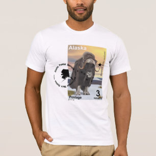 Muskox Stamp Souvenir T-Shirt