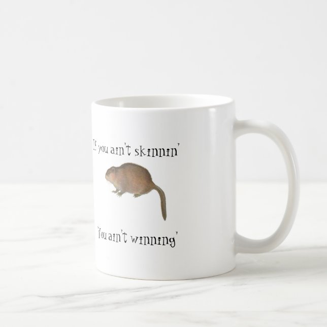 Muskrat coffee mug (Right)