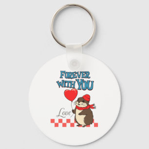 Muskrat Love Forever With You Key Ring