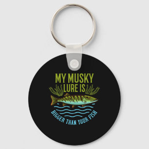 Musky Fishing Gift Muskie Lure Muskellunge  Key Ring