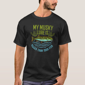 Musky Fishing Gift Muskie Lure Muskellunge T-Shirt