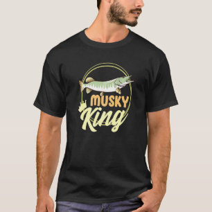 Musky Fishing Muskellunge Freshwater Fish Angler T-Shirt