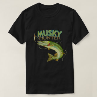 Musky Hunter Fisherman Trendy Design  T-Shirt