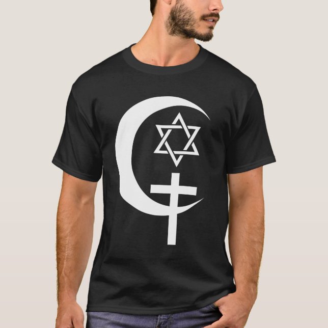 MUSLIM CHRISTIAN JEW EGYPT PEACE T-Shirt (Front)