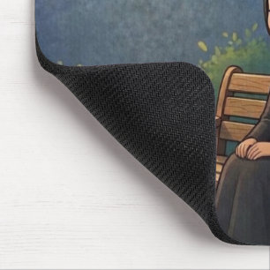 Muslim girl mouse pad