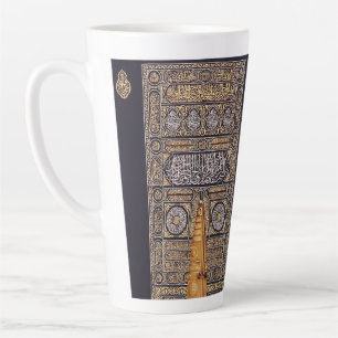 Muslim Hajj Mubarak Holy Kaaba Mecca Saudi Arabia Latte Mug