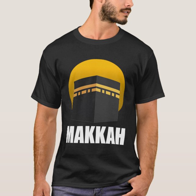 Muslim Islamic Makkah Kaaba Saudi City Mekkah T-Shirt (Front)