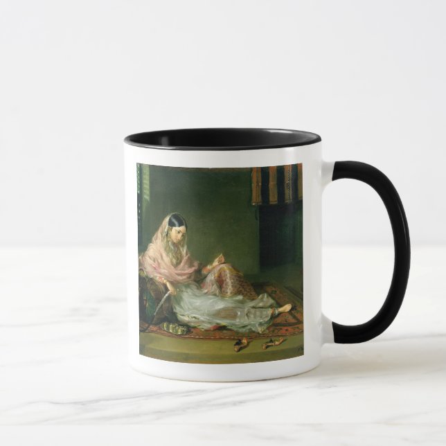 Muslim Lady Reclining, 1789 (oil on canvas) Mug (Right)