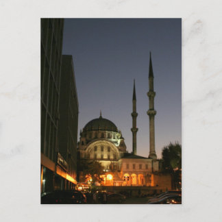 Muslim mosque in Istanbul, Turkey Postcard