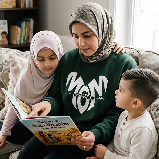 muslim mum heart sweatshirt (Creator Uploaded)