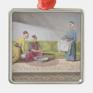 Muslim Performing his Ablutions, plate 34 from Par Metal Tree Decoration