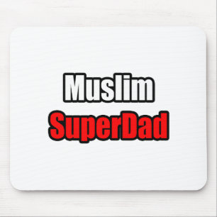 Muslim SuperDad Mouse Pad
