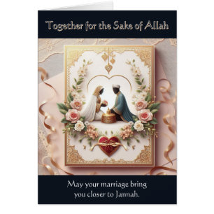 Muslim Wedding Card