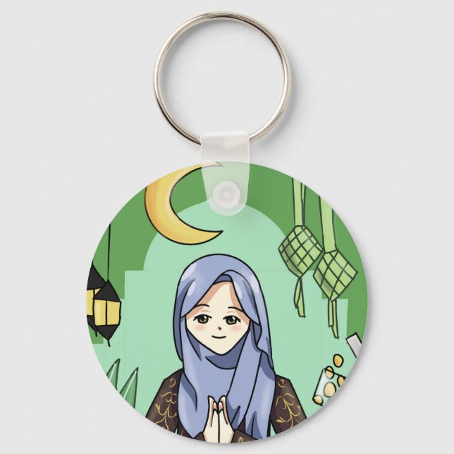 Muslimah Key Ring (Front)